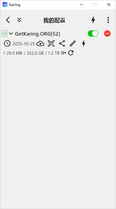 Karing 我的配置 Karing 我的配置